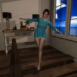 Cozy days in November – Kate Mini Dress by WELLMADE