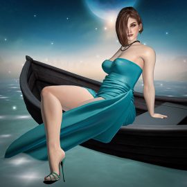 The Moon Princess and the waiting boat – AVAGirl Pearl