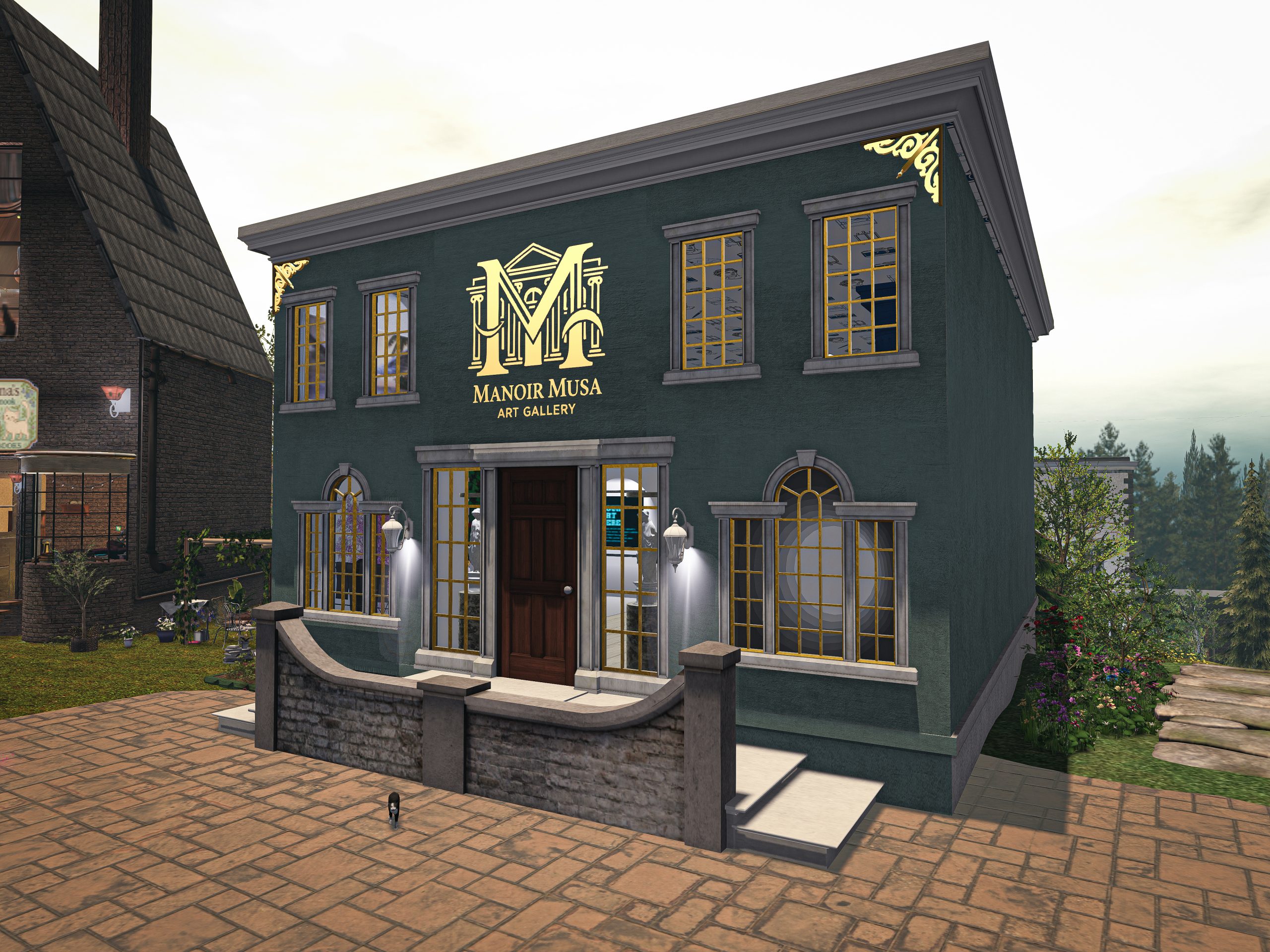 MANOIR MUSA Second Life Art Gallery in Cats Hollow